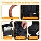 preview thumbnail 13 of 20, 2-in-1 Convertible Baby Stroller,Foldable Pushchair for Newborns with Reversible High Landscape Bassinet, Adjustable Canopy