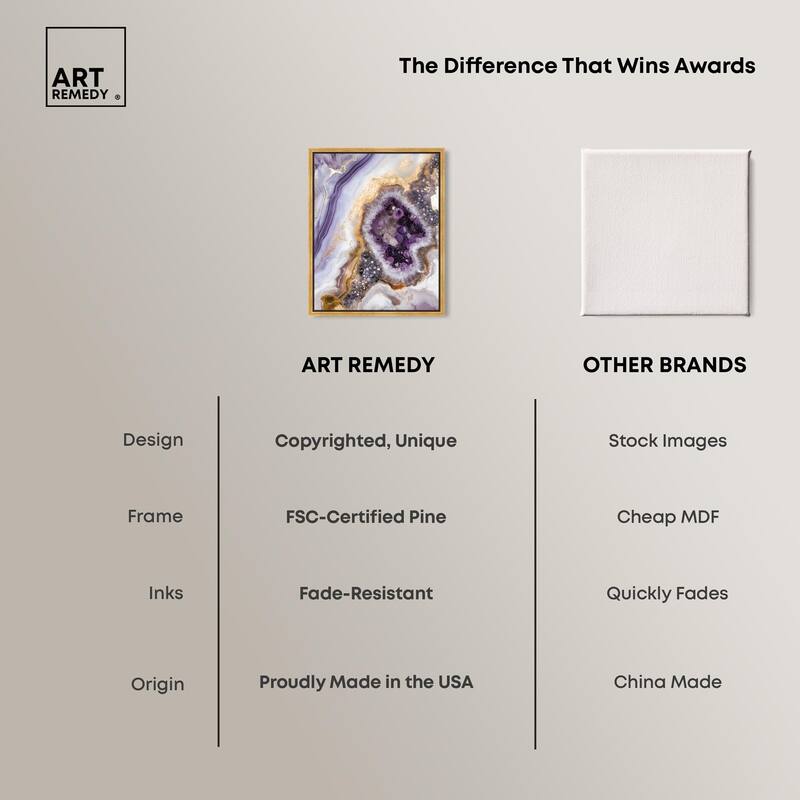 Amethystine Dream II Canvas by Art Remedy
