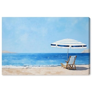 Bliss by the Beach Canvas Glam Beach Wall Art by Art Remedy, Gallery ...