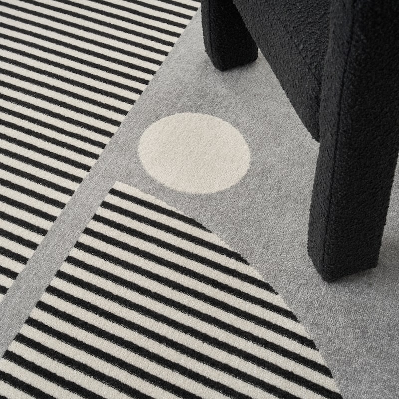 Nourison Modern Passion Mid Century Modern Retro Geometric Area Rug