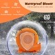 preview thumbnail 3 of 6, 380W/550W/680W 1.0HP Air Blower for Inflatables w/ 25FT Wire&GFCI Plug
