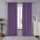 preview thumbnail 17 of 36, Deconovo Back Tab Blackout 42 Width Curtains (2 Panel) 42 x 45 - Purple Grape
