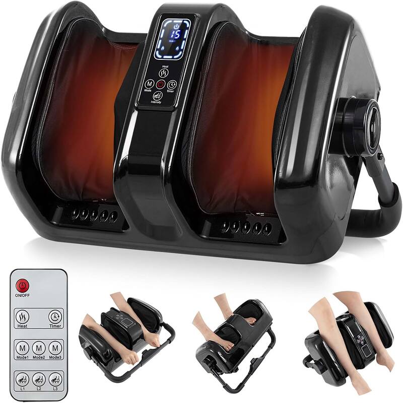 Foot Massager Shiatsu Leg Massager w/ Washable Cover