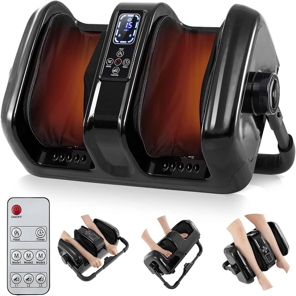 Foot Massager Shiatsu Leg Massager w/ Washable Cover