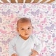 preview thumbnail 4 of 3, The Peanutshell Pink and Purple Butterfly Song Crib Bedding Set for Baby Girls, 3 Piece Nursery Set