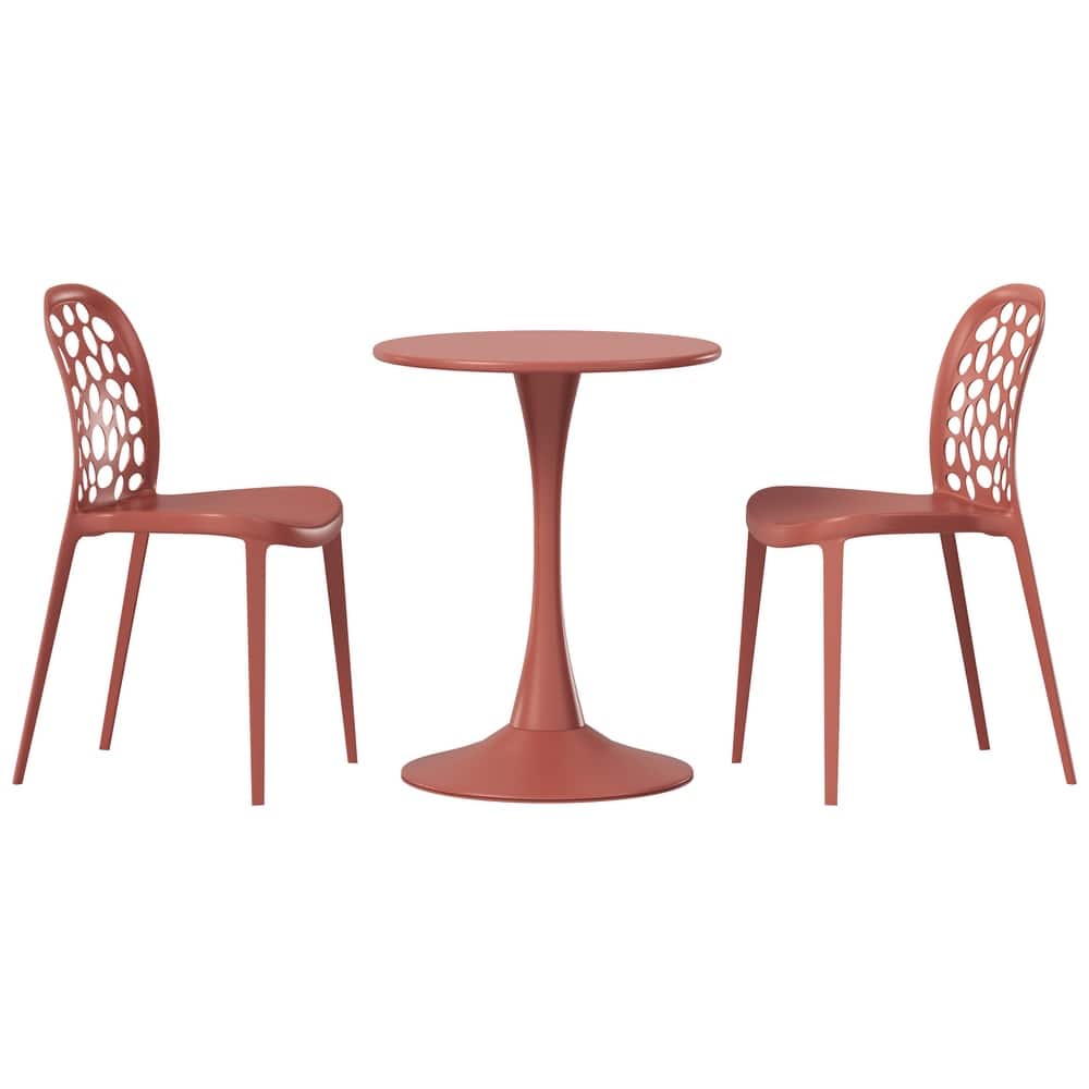 Frond and Form 2-Person Outdoor Round Dining Set