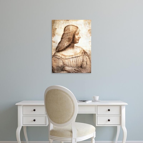 Easy Art Prints Leonardo da Vinci's 'Isabella d'Este' Premium Canvas Art