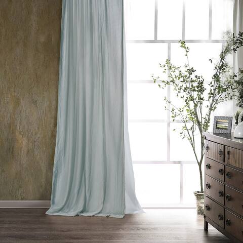 Stella Lined Silk velvet Curtain, 48x108"