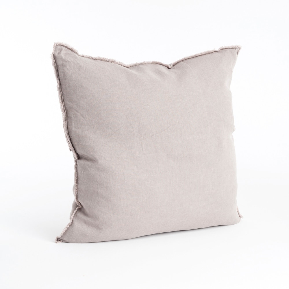 Fringed Design Down-Filled Throw Pillow