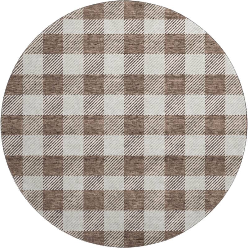 Premium Washable Super Soft Plaid Mayfield Rug