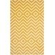 preview thumbnail 29 of 42, SAFAVIEH Handmade Cambridge Lorraine Modern Wool Rug 5' x 7' - Ivory/Gold - Rectangle
