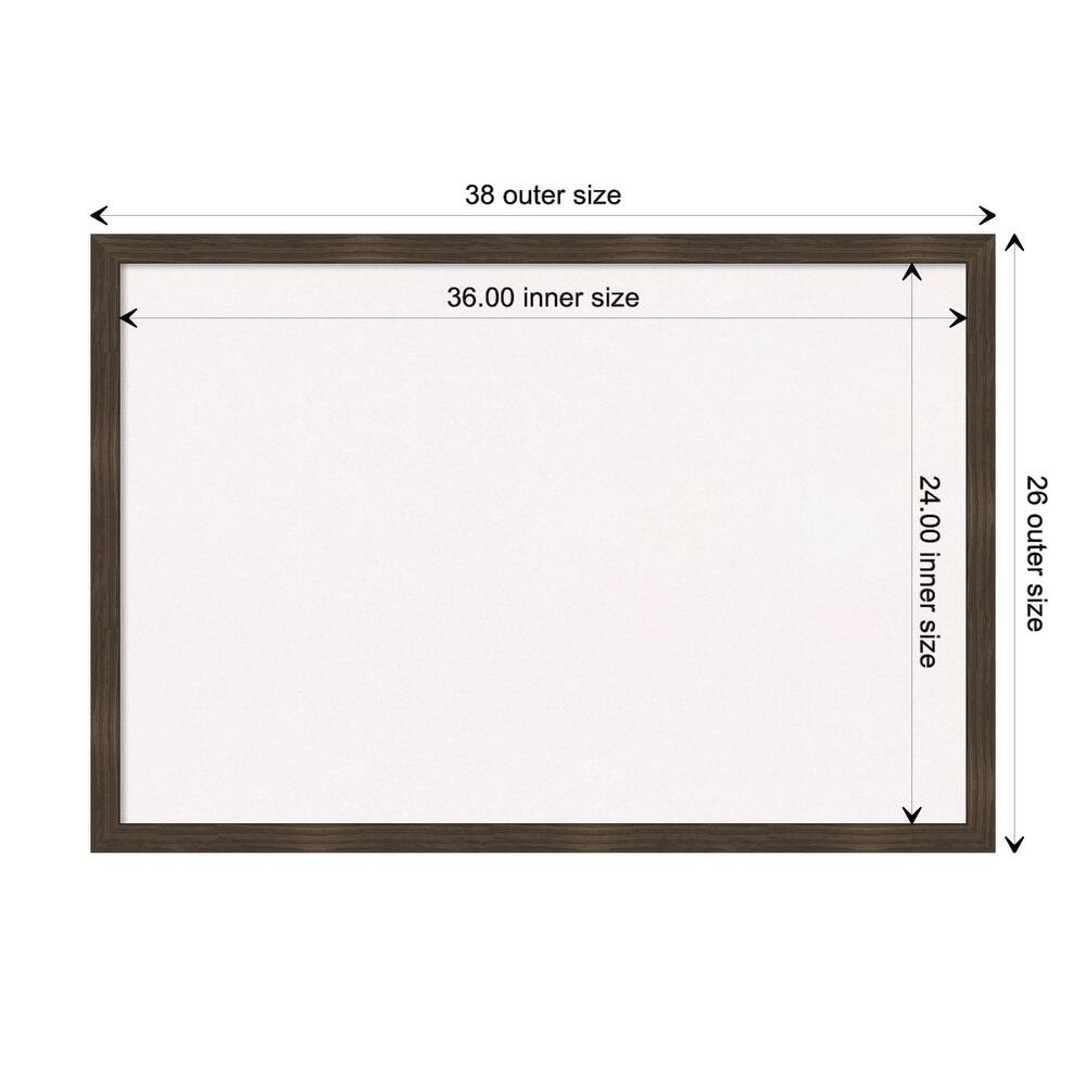 Woodgrain Stripe Wood Framed White Corkboard Bulletin Board