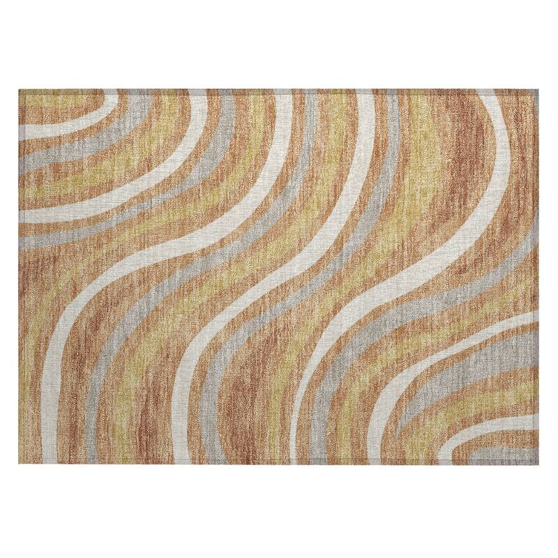 Machine Washable Indoor/ Outdoor Traditional Mimi Chantille Rug