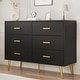 preview thumbnail 1 of 14, 6 Drawer Dresser Black