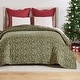 preview thumbnail 4 of 7, Greenland Home Fashions Christmas Tree Patchwork Cotton Quilt Set