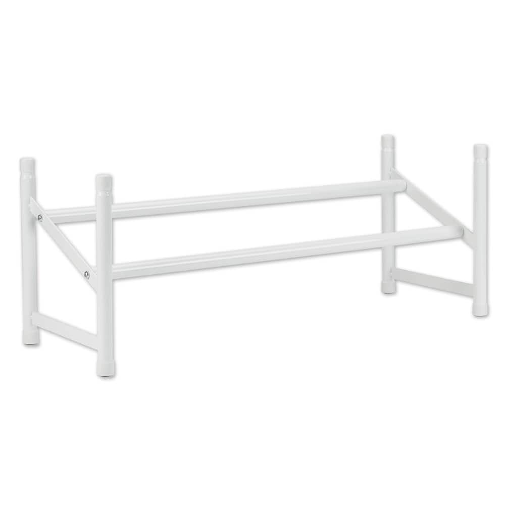ClosetMaid Stack and Expand Shoe Rack, White