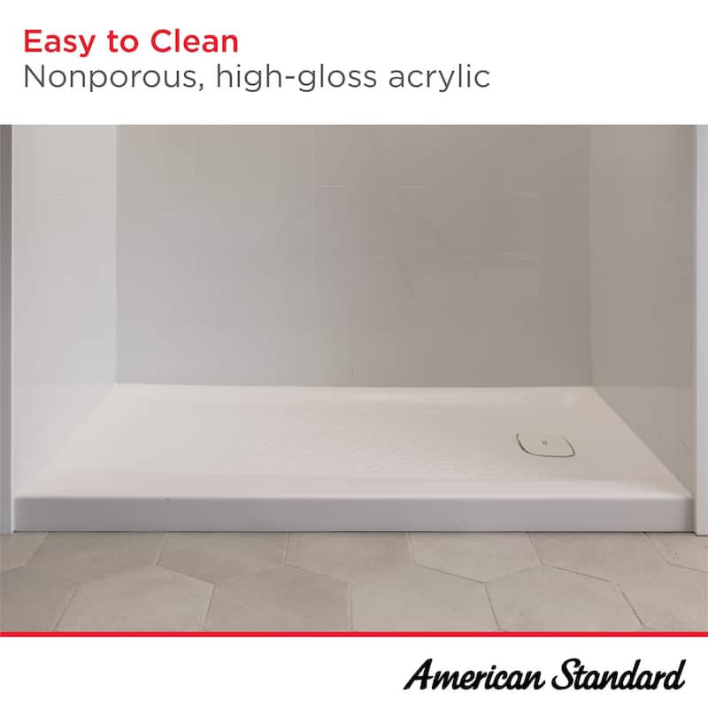 American Standard A8021T.RHO Aspirations 60" x 36" Rectangular Shower