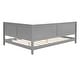 preview thumbnail 5 of 4, Full Size Wood Daybed/Sofa Bed, Gray