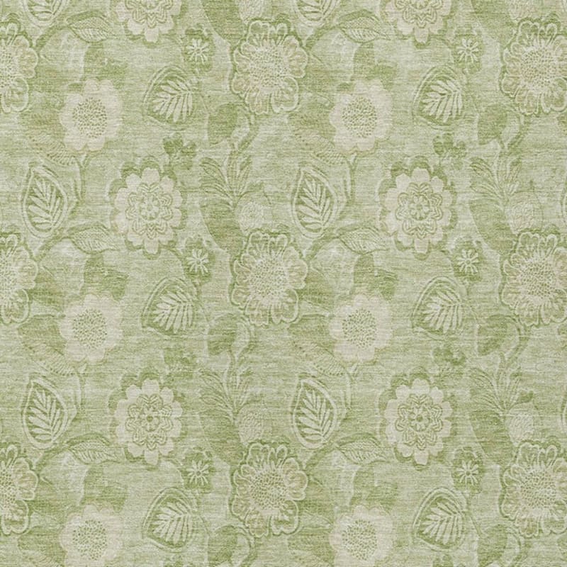 HomeRoots Floral Transitional Rectangle Outdoor Rug