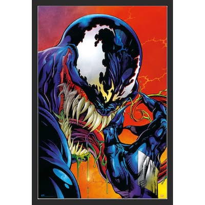 Venom - Comic (Color) Framed Art Poster - 24 x 36 Inch