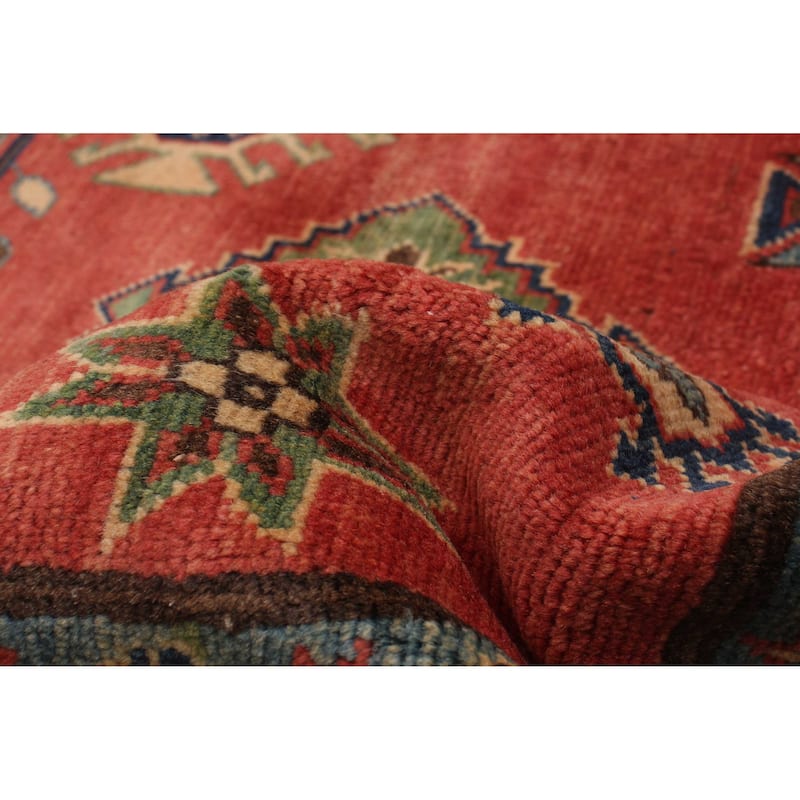 ECARPETGALLERY Hand-knotted Finest Ghazni Red Wool Rug - 6'6 x 9'9