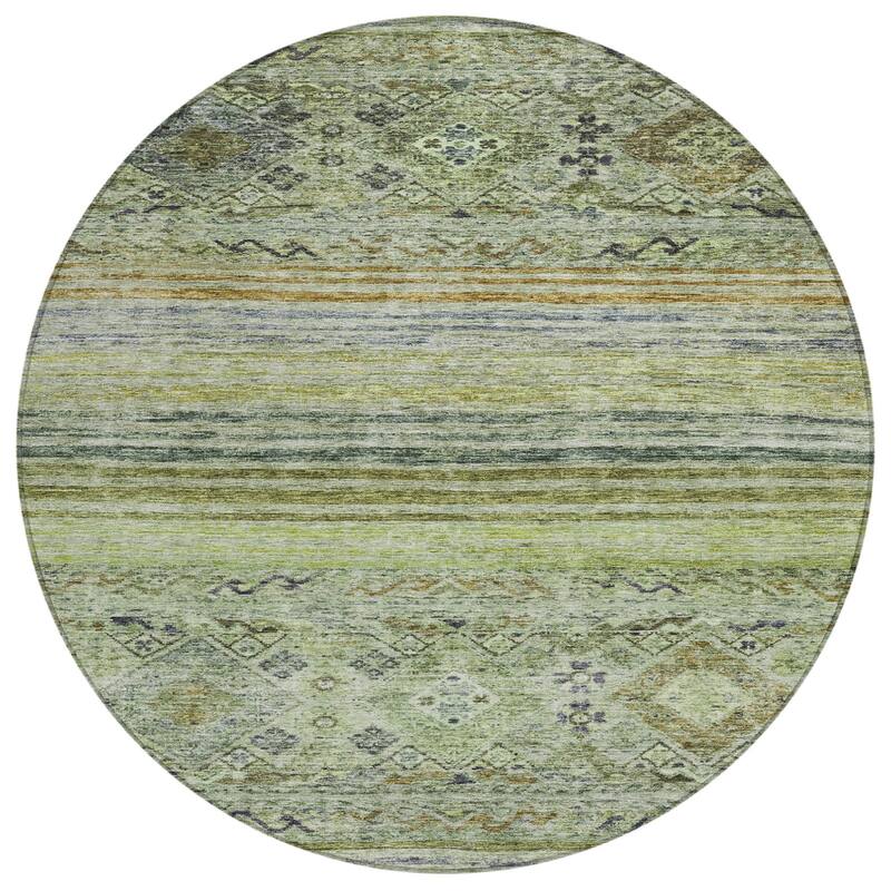 HomeRoots Floral Transitional Rectangle Outdoor Rug