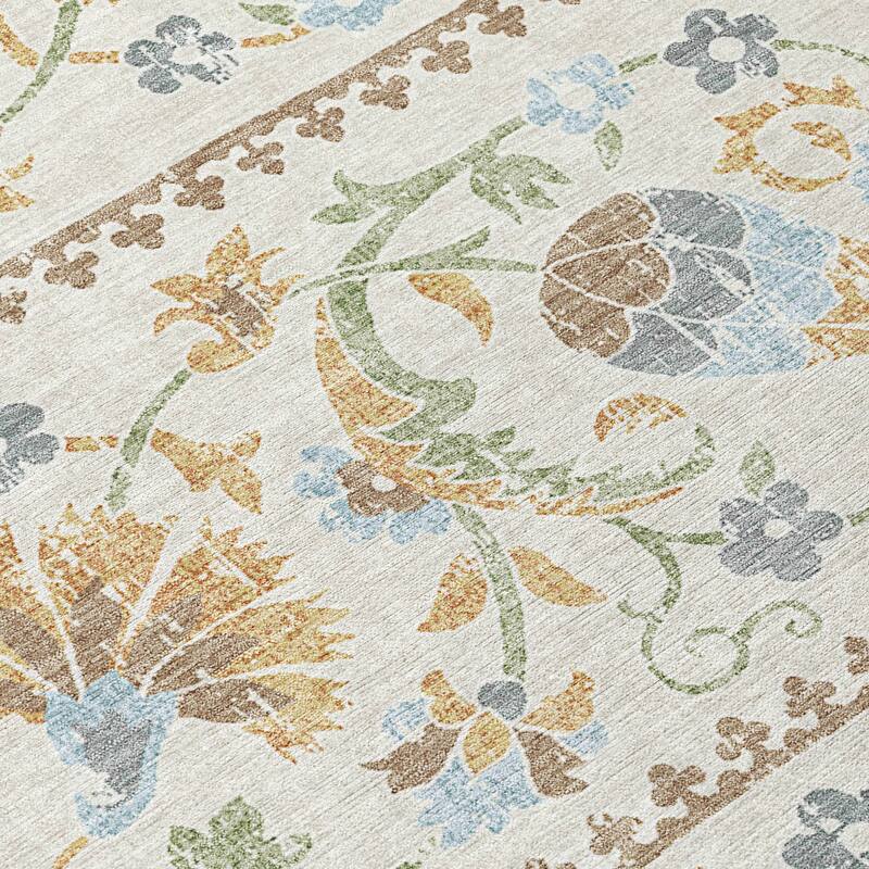 Machine Washable Indoor/ Outdoor Global Alix Chantille Rug