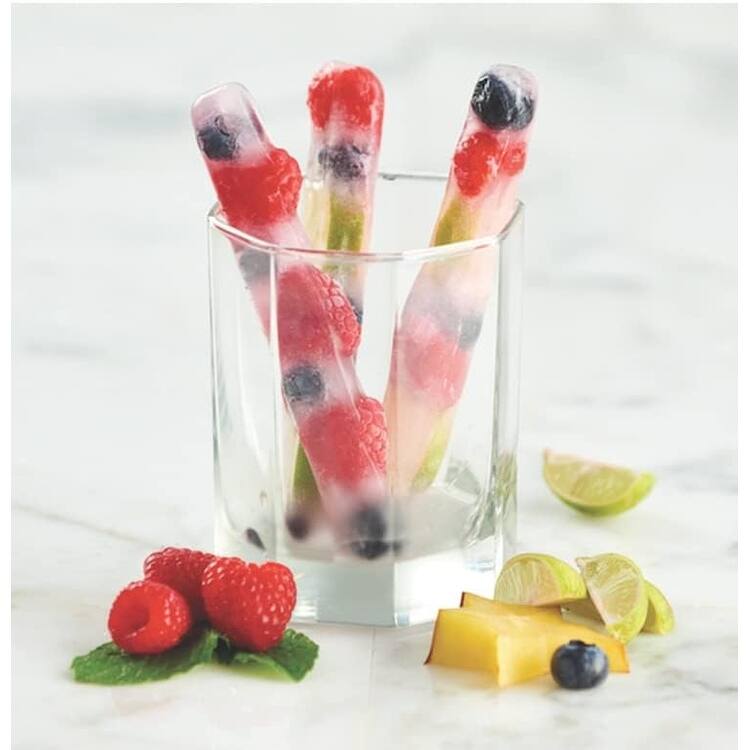 Cheer Collection Silicone Ice Ice Stick Tray for Water Bottles