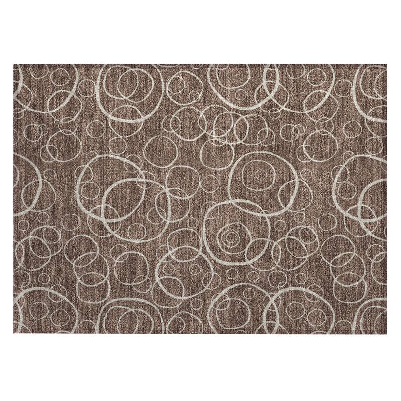 Machine Washable Indoor/ Outdoor Contemporary Nexus Chantille Rug