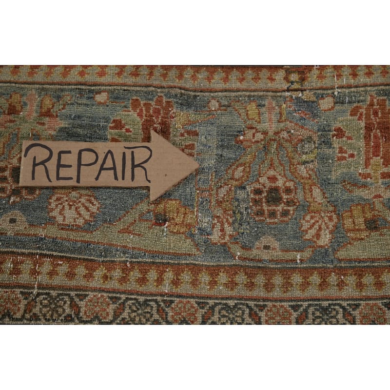 Hand Knotted Oriental 100% Wool Carpet Traditional All-Over Brown Bakhtiari Area Rug - 16' 2'' X 12' 2''