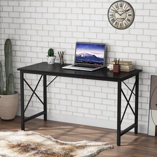 Tribesigns 40" Home Office Computer Desk, Modern Writing Desk Laptop Table (Black)