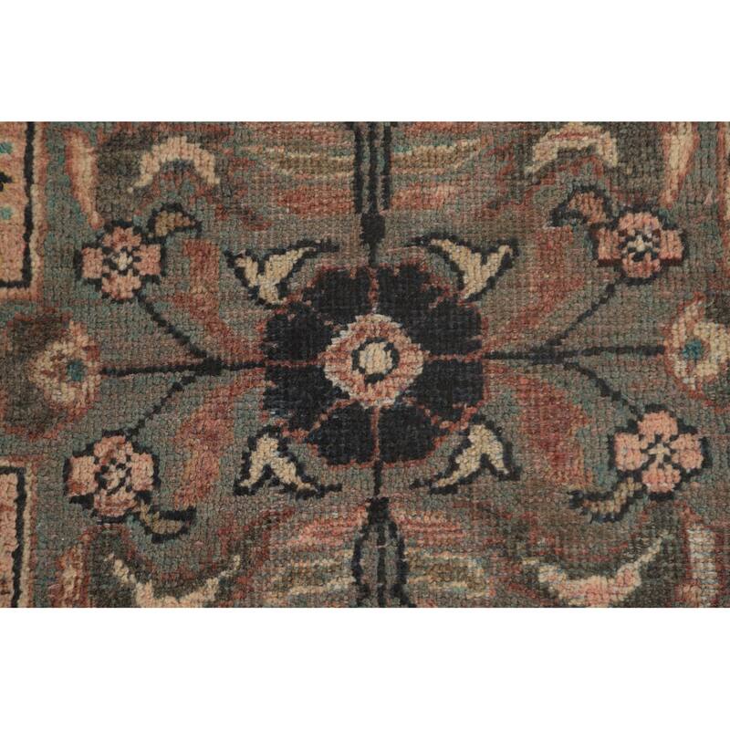 Mahal Persian Runner Rug Wool Carpet - 3'7"x 10'4"