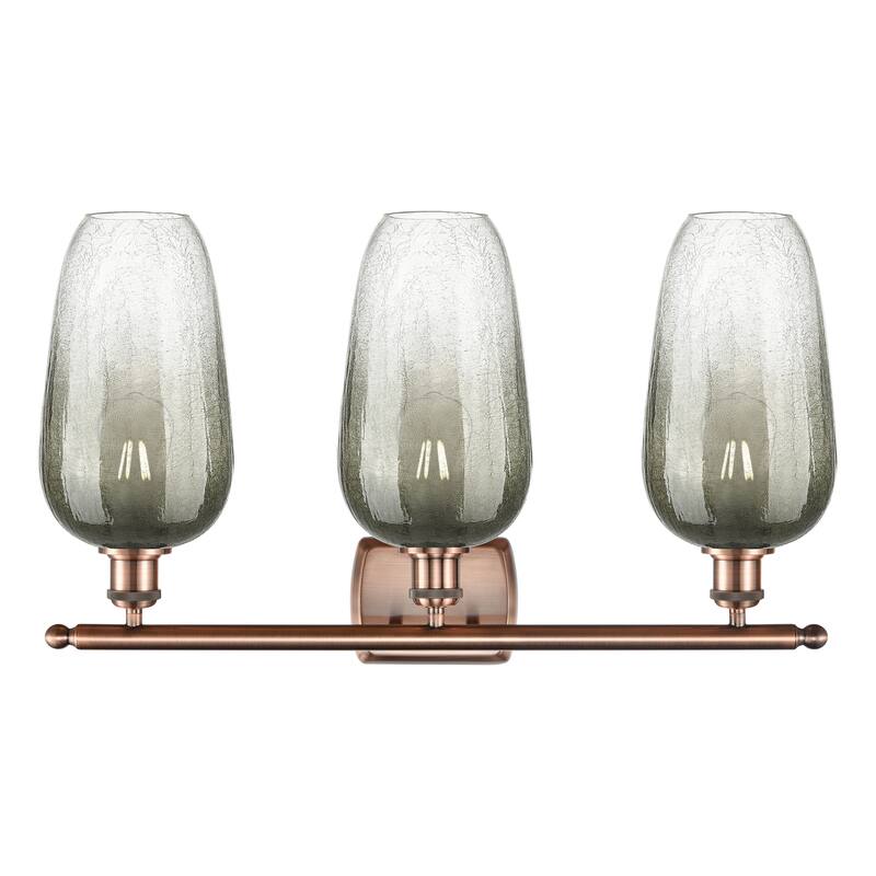 Innovations Lighting Endless Possibilities Ballston - Brookhaven Flute - 3 Light 27" Bath Vanity Light