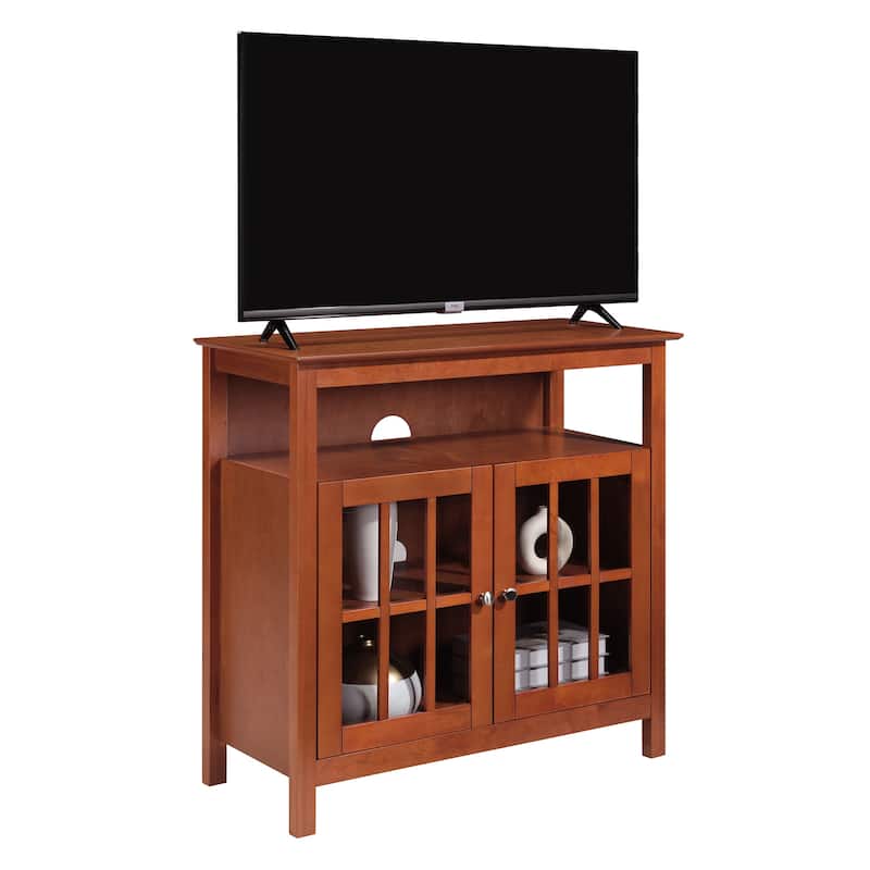 Convenience Concepts Big Sur Highboy 40 inch TV Stand with Storage Cabinets