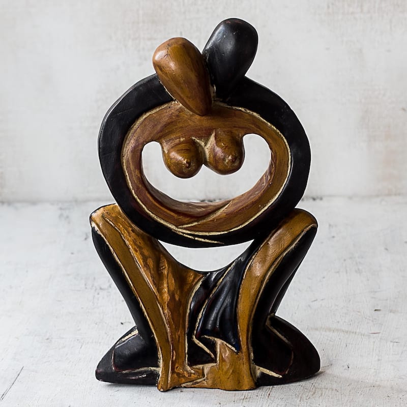 Novica Handmade Maphikelela Wood Sculpture