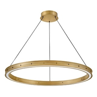 Fredrick Ramond FR41476 Althea 38" Wide LED Ring Chandelier