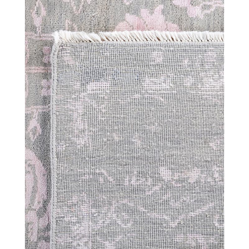 Ikat One-of-a-Kind Hand-Knotted Area Rug, Gray - 8' 1" x 10' 4"