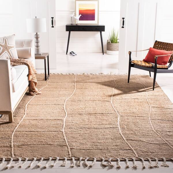 Shop Safavieh Handmade Natural Fiber Tala Jute Tassel Rug Overstock 26288506