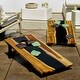 preview thumbnail 1 of 0, Uttermost Clearwood Black Cornhole Game Set/2