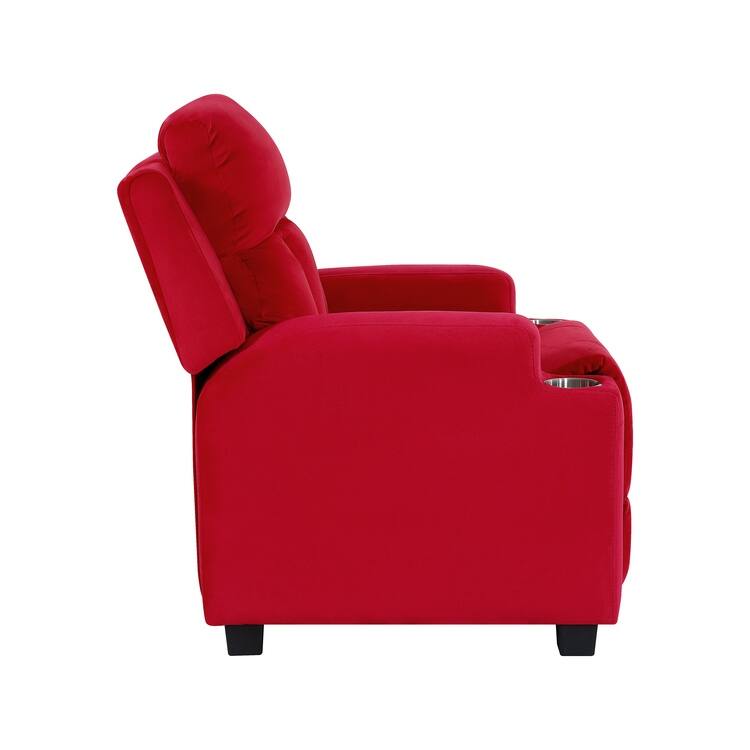 Magic Seats for Superheroes & Princesses, Super Deluxe Kids Recliner with Footrest, Headrest, 2 Cup Holders