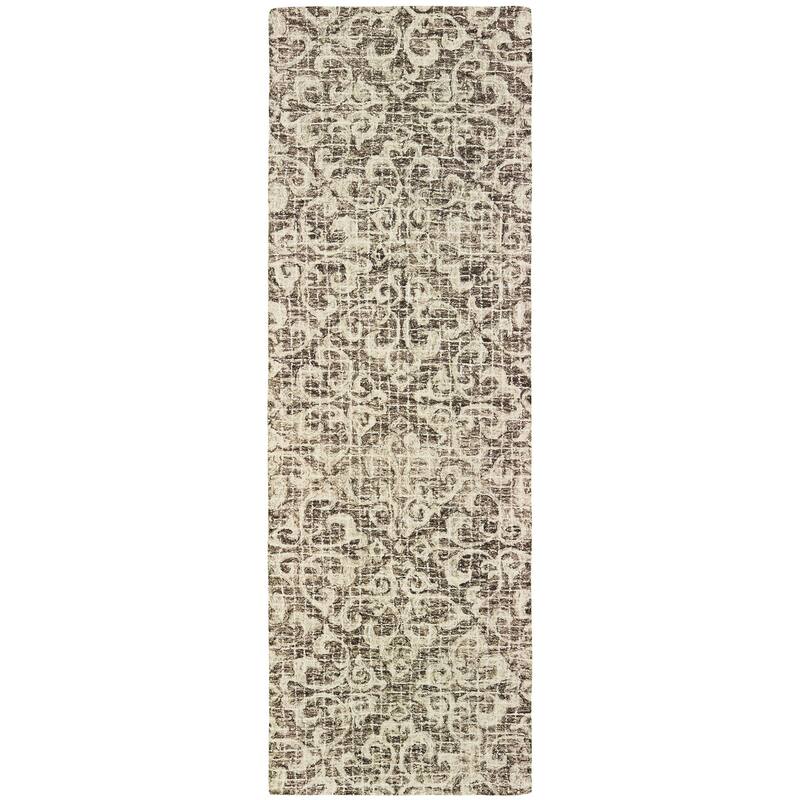 HomeRootsFloral Transitional Rectangle Area Rug