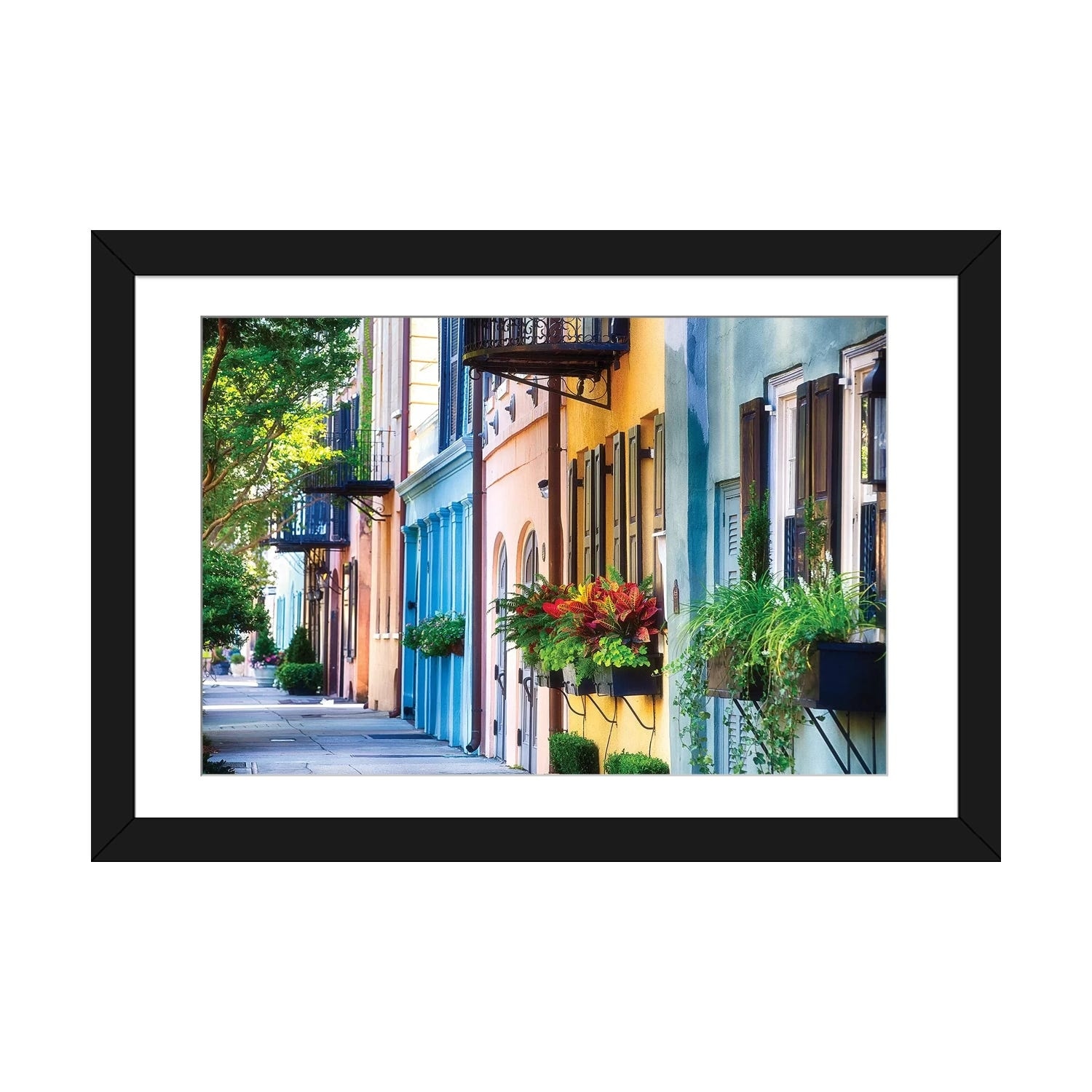 iCanvas "Rainbow Row I" by George Oze PFA