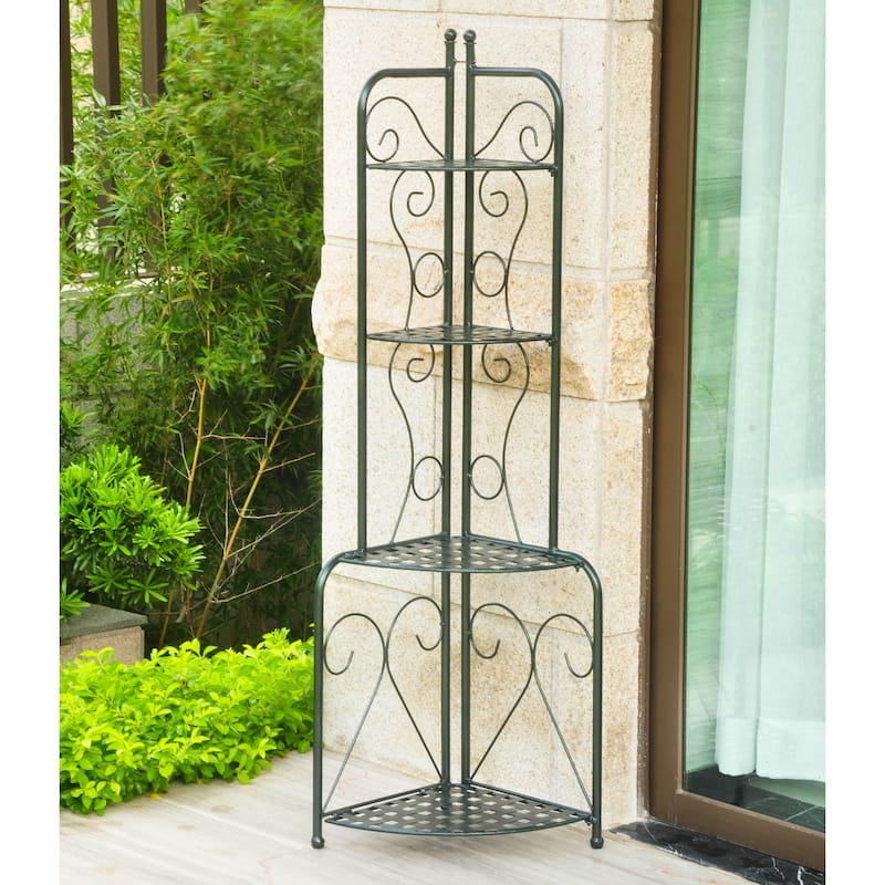 Mandalay Folding Iron Bakers Rack