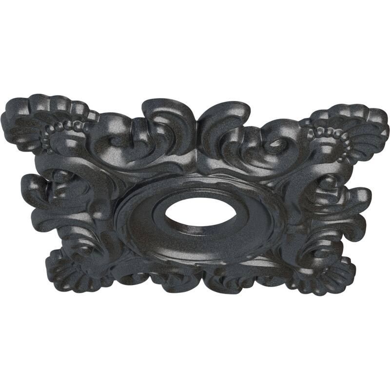 18"W x 18"H x 3 1/4"ID x 1 1/2"P Crawley Ceiling Medallion