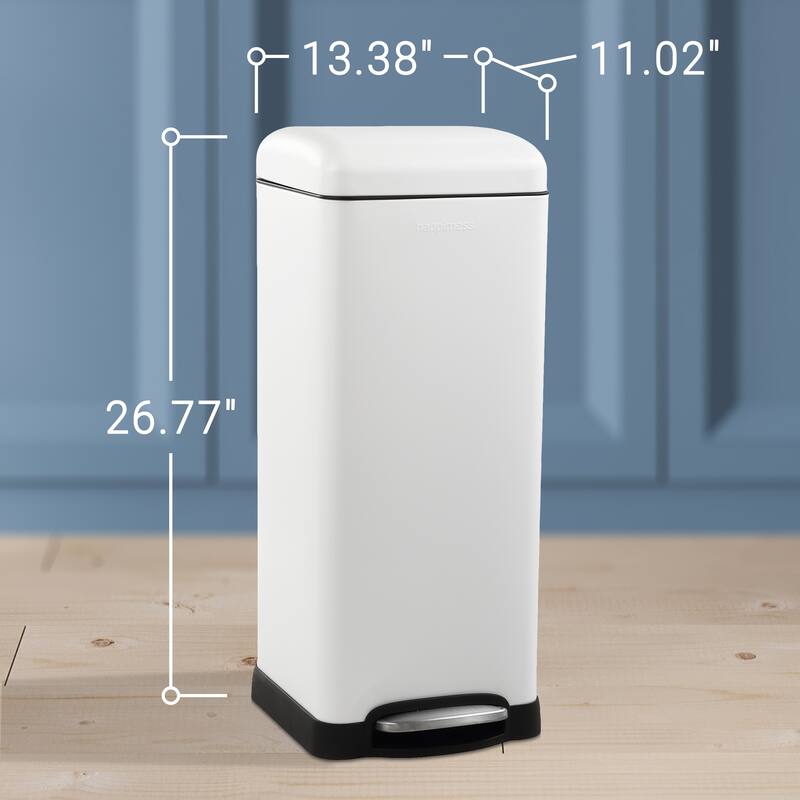 happimess Betty Retro 8-Gallon Step-Open Trash Can