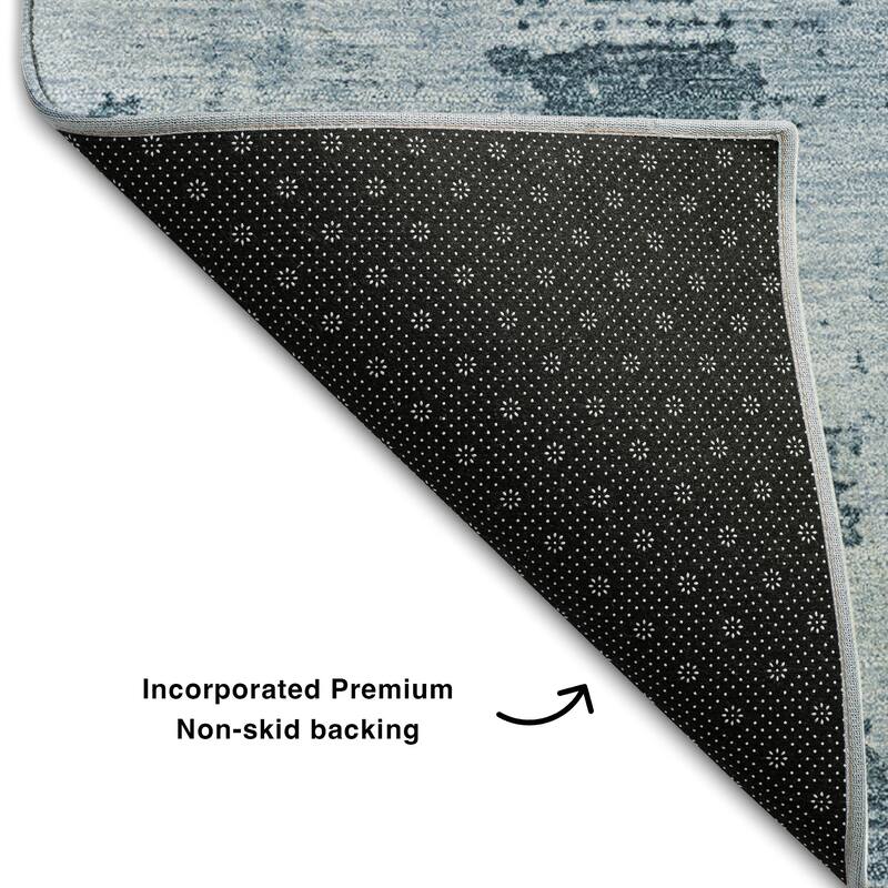 Premium Washable Super Soft Casual Abstract Mayfield Rug