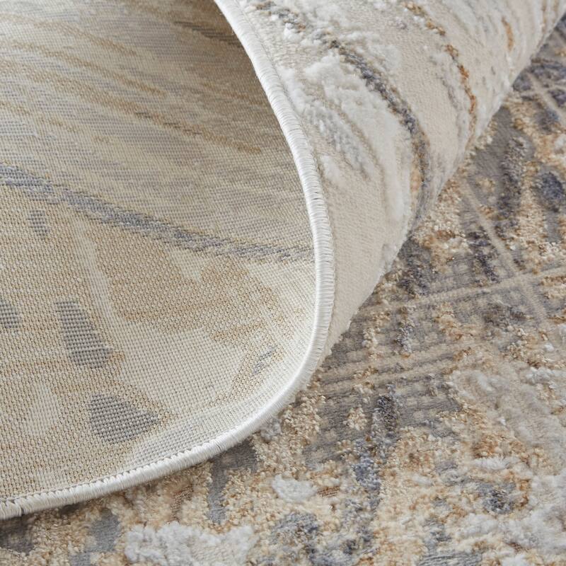 Grand Bazaar Corben Machine Made Abstract Transitional Area Rug