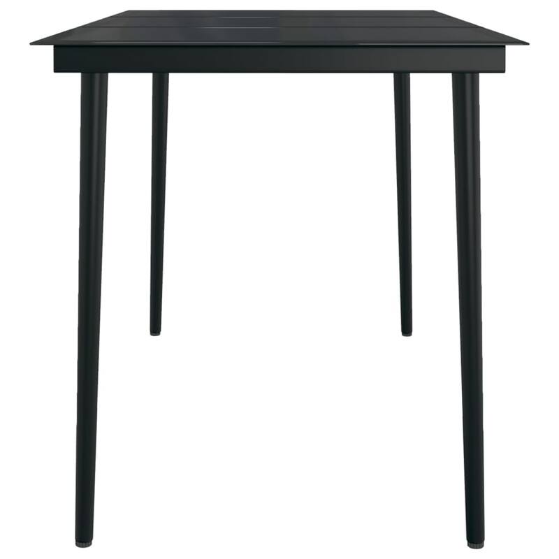 vidaXL Patio Dining Set 3/5/7 Piece Multi Colors 31.5"/55.1" Table Length