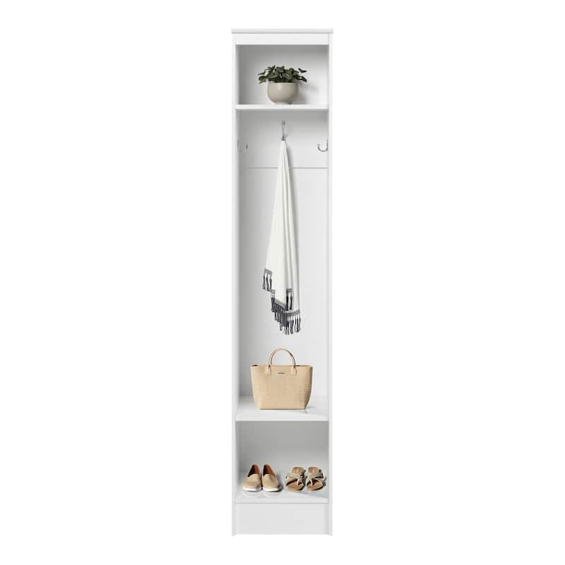 Prepac Narrow Entryway Organizer - Single - White