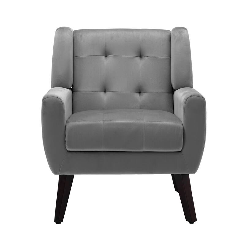 Set of 2 Tufted Upholstered Accent Armchair
